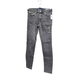 GAP High Rise Super‎ Soft Jegging Ankle Black Wash Denim Jeans Size 2/26 NEW
